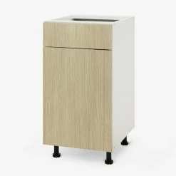 Szafki Kuchenne^Szafka dolna z szufladą BASIC PLUS BP/D40SR1 sand barbera oak