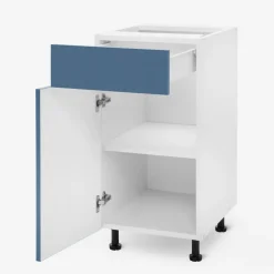 Szafki Kuchenne^Szafka dolna z szufladami BASIC PLUS BP/D45S3 alby blue
