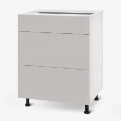 New Szafka dolna z szufladami BASIC PLUS BP/D60SR3 clay grey
