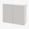 Szafki Kuchenne^Szafka górna BASIC PLUS BP/G80 clay grey