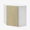 Discount Szafka górna narożna BASIC PLUS BP/G60NW sand barbera oak