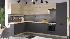 Best inny Szafka górna wisząca okapowa MILENA M/G800 dąb artisan