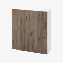 Szafki Kuchenne^Szafka górna wysoka BASIC PLUS BP/G80-92 dark rockfort hickory