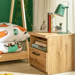 Discount Esteti Szafka nocna z szufladą i półką DOORSET