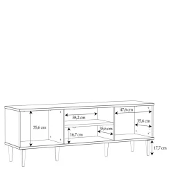 Best FORTE Szafka pod telewizor CALASETTA 160 cm