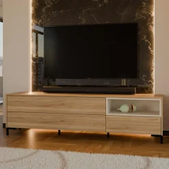 FORTE Szafki Rtv|Szafki^Szafka pod telewizor z szufladami GALACTIQUE
