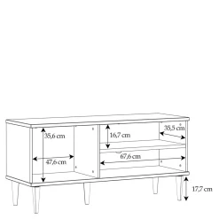 Hot FORTE Szafka RTV boho CALASETTA 120 cm