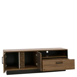 Sale Furni Home Szafka RTV DORIAN DN1 2D1S z oświetleniem