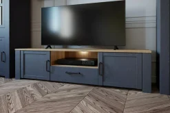 FORTE Szafki Rtv|Szafki^Szafka RTV granatowa BOHOL z szufladą
