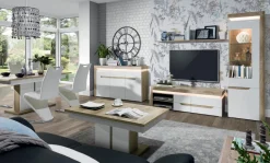 Discount Furni Home Szafka RTV IRMA IM1 z oświetleniem prawa