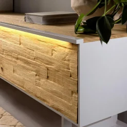 inny Szafki Rtv|Szafki^Szafka RTV z oświetleniem BREMEN 200 cm