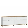 Szafki Rtv|Szafki^Szafka RTV z ryflowanym frontem PLISSEE 183,8 cm