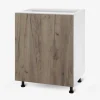 Szafki Kuchenne^Szafka stojąca BASIC PLUS BP/D60 dark rockfort hickory