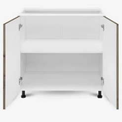 Szafki Kuchenne^Szafka stojąca BASIC PLUS BP/D80 dark rockfort hickory