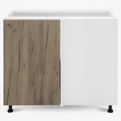 Discount Szafka stojąca narożna BASIC PLUS BP/DNLP dark rockfort hickory