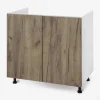 Sale Szafka stojąca pod zlewozmywak BASIC PLUS BP/D80Z dark rockfort hickory