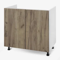 Sale Szafka stojąca pod zlewozmywak BASIC PLUS BP/D80Z dark rockfort hickory