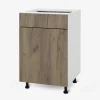 New Szafka stojąca z szufladą BASIC PLUS BP/D50SR1 dark rockfort hickory