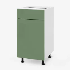 Discount inny Szafka stojąca z szufladą BASIC PLUS BP/D40SR1 smoke green