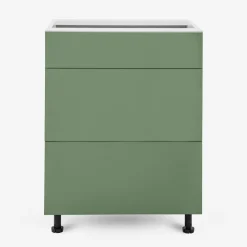 inny Szafki Kuchenne^Szafka stojąca z szufladami BASIC PLUS BP/D60SR3 smoke green
