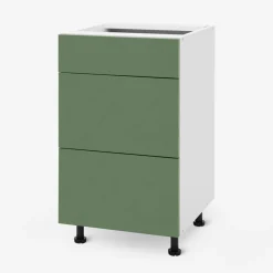 inny Szafki Kuchenne^Szafka stojąca z szufladami BASIC PLUS BP/D45S3 smoke green