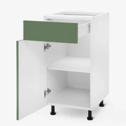 inny Szafki Kuchenne^Szafka stojąca z szufladami BASIC PLUS BP/D45S3 smoke green