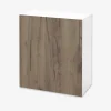 Szafki Kuchenne^Szafka wisząca BASIC PLUS BP/G60 dark rockfort hickory