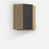 Outlet inny Szafka wisząca narożna MILENA M/G60X60N grafit