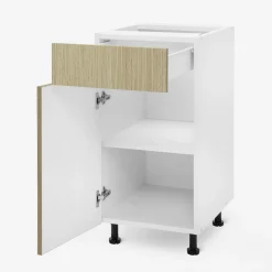 Outlet Szafka z szufladą BASIC PLUS BP/D40S1 sand barbera oak