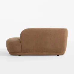 Clearance inny Szezlong brązowy SITSONMI lewy