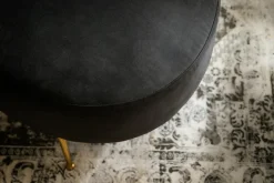Outlet Szezlong czarny VALUTA
