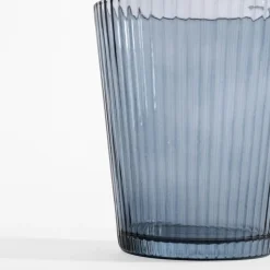 Discount inny Szklanka niebieska w prążki 290 ml