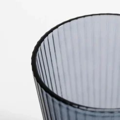Discount inny Szklanka niebieska w prążki 290 ml