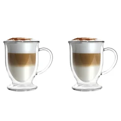 Kulig Szklanki I Kubki^Szklanka termiczna do latte AMO 250 ml, kpl. 2 szt.