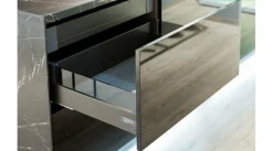 Best Qubik Szuflada INSIDE SYSTEM BOX wysoka 45 antracyt