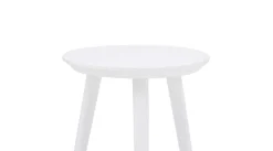 Fameg Taborety^Taboret okrągły biały GREGOR