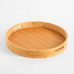 inny Zastawa Śniadaniowa^Taca bambusowa okrągła 38 cm