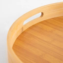 inny Zastawa Śniadaniowa^Taca bambusowa okrągła 38 cm