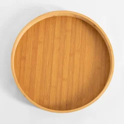 inny Zastawa Śniadaniowa^Taca bambusowa okrągła 38 cm