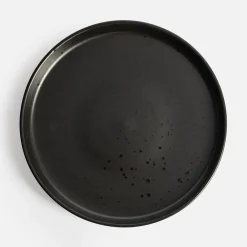 inny Talerz deserowy czarny CARBONO 20 cm