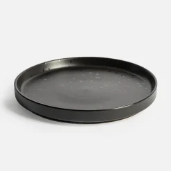 inny Talerz deserowy czarny CARBONO 20 cm