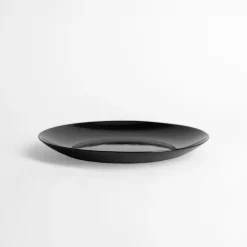 inny Talerze^Talerz deserowy czarny NOIR 21,6 cm