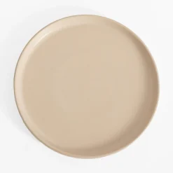 Talerze^Talerz deserowy kremowy MATTE 20 cm