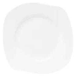 Talerze^Talerz deserowy porcelanowy WAVE 20,5x18,5 cm