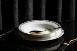 Best Talerz głęboki porcelanowy ART DECO 23 cm