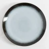 inny Talerze^Talerz obiadowy brązowo-szary MALAM 26,6 cm