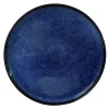 Talerze^Talerz obiadowy ceramiczny niebieski SUELO 27 cm