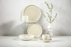Hot Porcelana Bogucice Talerz obiadowy GRANITE SOFT CREAM 26,5 cm