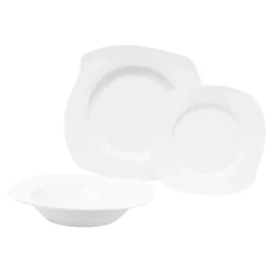 Discount Talerz obiadowy porcelanowy WAVE 27,5×23,9 cm