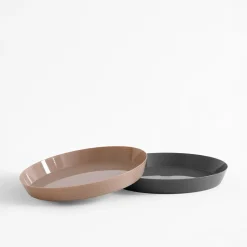Discount inny Talerz plastikowy z wysokim rantem 24 cm MIX
